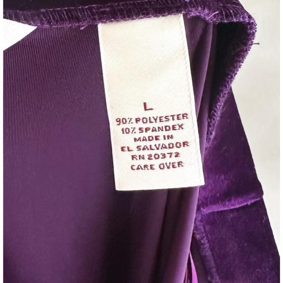 Bechamel Maxi Velvet Skirt Large Dark Purple Whimsygoth Witchy Romantic Fairy - Picture 4 of 7